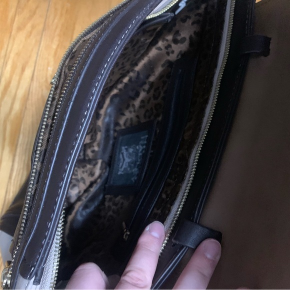 Hilary Radley Tan and Brown Shoulder Bag with Modern Design - Picture 7 of 7